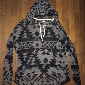 Oversized Sheer Sweatshirt